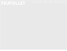 Tablet Screenshot of feufollet.net